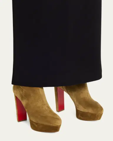 Christian Louboutin 55mm Loo Suede Ankle Booties | Thumbnail 14