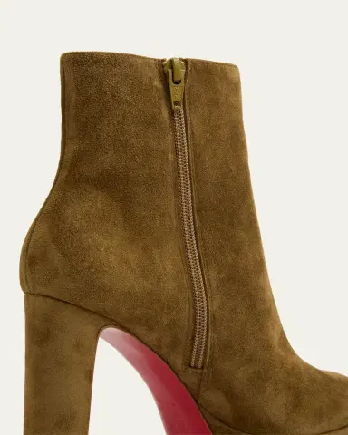 Christian Louboutin 55mm Loo Suede Ankle Booties | Thumbnail 17