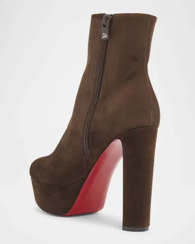 Christian Louboutin 55mm Loo Suede Ankle Booties | Thumbnail 20