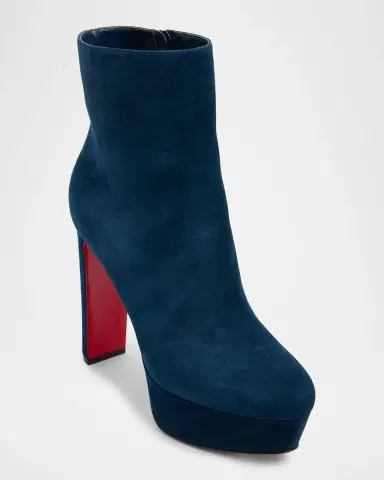Christian Louboutin 55mm Loo Suede Ankle Booties | Thumbnail 24