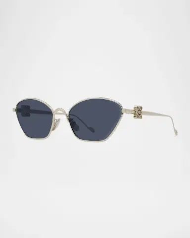 Loewe Men's LW40115UM Metal Cat-Eye Sunglasses | Thumbnail 2