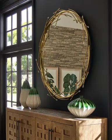 John-Richard Collection Quartz Spiral Mirror, 59 | Thumbnail 1