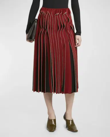 Bottega Veneta Dimensional Midi Skirt | Thumbnail 2 Bottega Veneta Dimensional Midi Skirt | Thumbnail 2