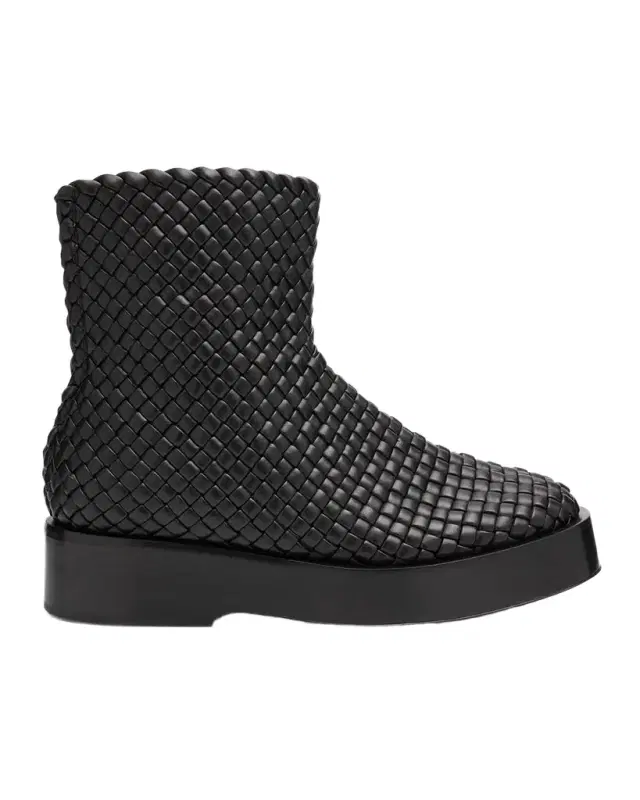 Men 's Torino Intreccio Leather Zip Ankle Boots