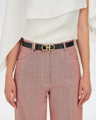 Ferragamo Reversible Gancini Leather Belt | Thumbnail 2