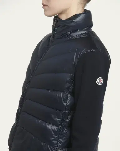 Moncler Lightweight Wool Puffer Cardigan | Thumbnail 9