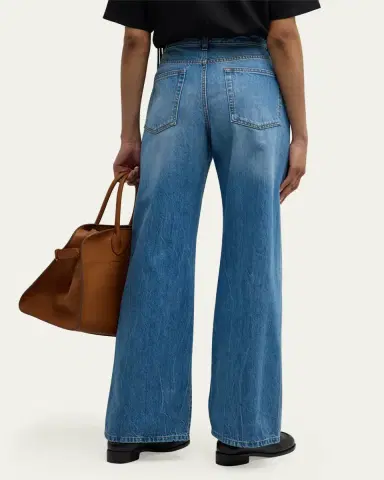 THE ROW Eglitta Mid-Rise Straight-Leg Jeans | Thumbnail 5