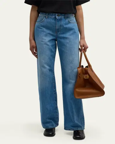 THE ROW Eglitta Mid-Rise Straight-Leg Jeans | Thumbnail 6