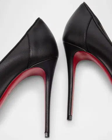 Christian Louboutin 100mm Sporty Kate Leather Pumps | Thumbnail 5
