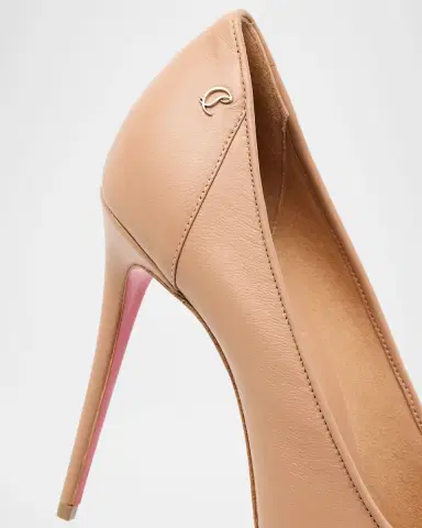 Christian Louboutin 100mm Sporty Kate Leather Pumps | Thumbnail 9