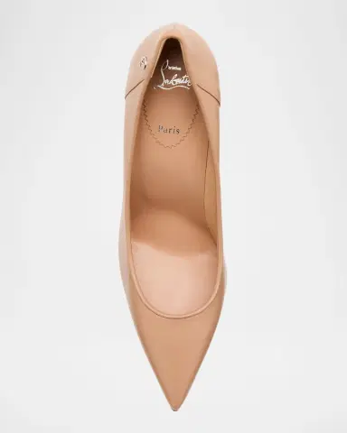 Christian Louboutin 100mm Sporty Kate Leather Pumps | Thumbnail 10