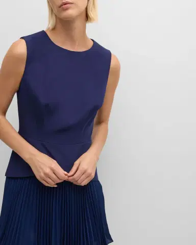 Milly Haddy Sleeveless Pleated Mini Dress | Thumbnail 7