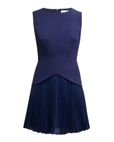 Milly Haddy Sleeveless Pleated Mini Dress | Thumbnail 1