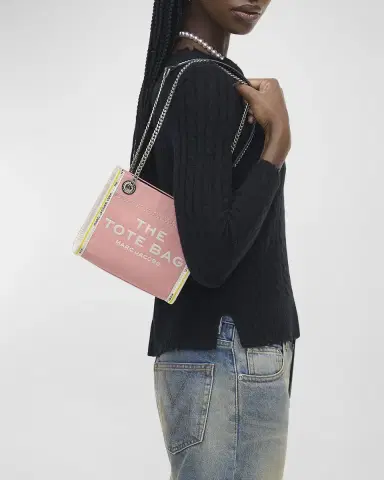 Marc Jacobs The Denim Chain Crossbody Tote Bag | Thumbnail 11