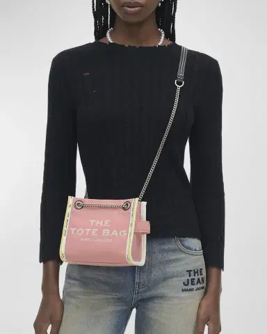 Marc Jacobs The Denim Chain Crossbody Tote Bag | Thumbnail 13