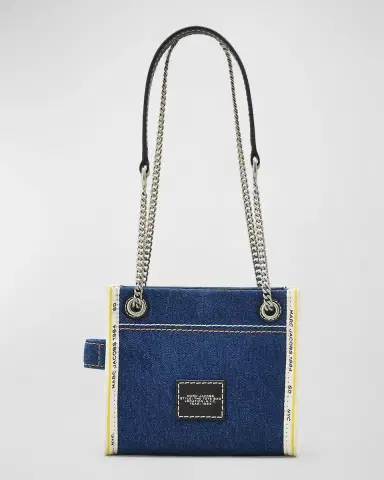 Marc Jacobs The Denim Chain Crossbody Tote Bag | Thumbnail 4
