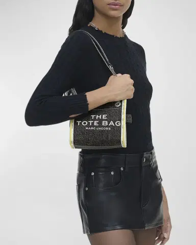 Marc Jacobs The Denim Chain Crossbody Tote Bag | Thumbnail 8