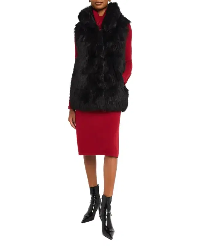 Gorski Reversible Merinillo Lamb Shearling Vest