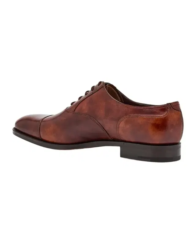 Men 's Taunton Cap Toe Leather Oxfords