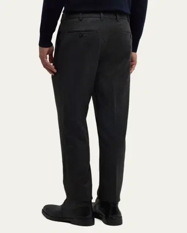 Loro Piana Men's Carlo Cashmere Flannel Trousers | Thumbnail 11