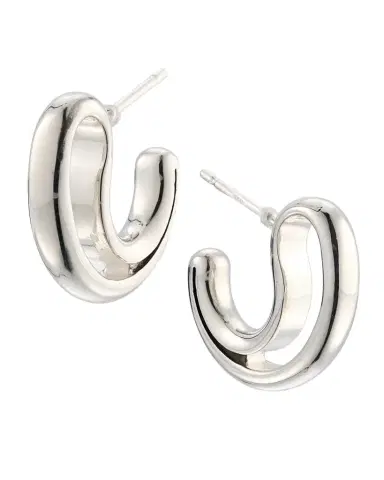 Bottega Veneta Frills Large Earrings | Thumbnail 1