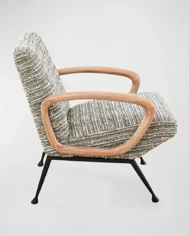 Jonathan Adler Gainsbourg Boucle Lounge Chair | Thumbnail 2