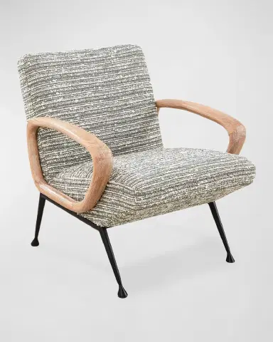Jonathan Adler Gainsbourg Boucle Lounge Chair | Thumbnail 3
