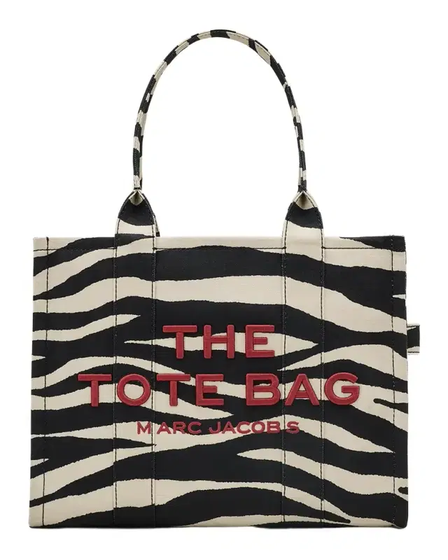The Zebra Canvas Large Tote Bag The Zebra Canvas Large Tote Bag