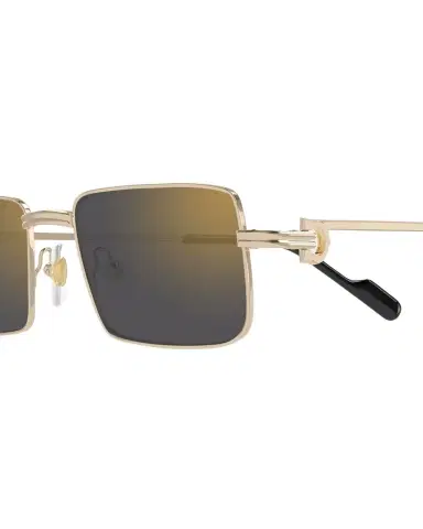 Cartier Men 's Metal Rectangle Sunglasses | Thumbnail 1