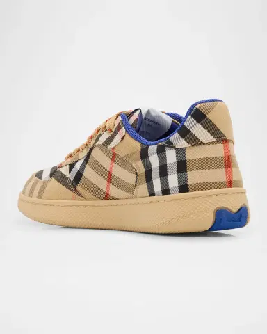 Burberry Terrace Check Cotton Low-Top Sneakers | Thumbnail 4 Burberry Terrace Check Cotton Low-Top Sneakers | Thumbnail 4