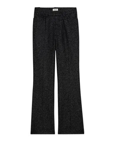 Zadig & Voltaire Pistol Shimmer Tweed Trousers | Thumbnail 1