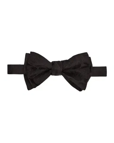 Eton Men's Tonal Paisley Silk Bow Tie | Thumbnail 1