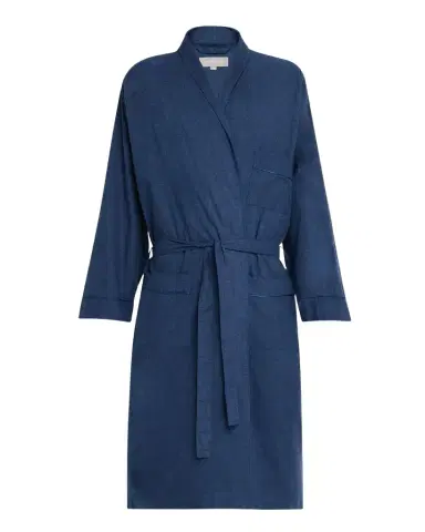 Neiman Marcus Men's Brushed Flannel Robe | Thumbnail 1 Neiman Marcus Men's Brushed Flannel Robe | Thumbnail 1