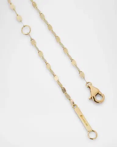 LANA Flawless Mini Intial Pendant Necklace with Jump Ring, 16-18"L | Thumbnail 3 LANA Flawless Mini Intial Pendant Necklace with Jump Ring, 16-18"L | Thumbnail 3