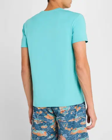 Derek Rose Men's Basel Crewneck T-Shirt | Thumbnail 3