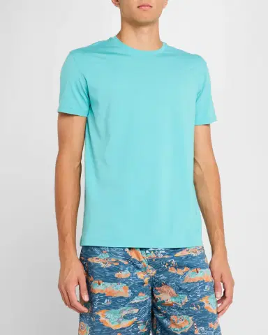 Derek Rose Men's Basel Crewneck T-Shirt | Thumbnail 4