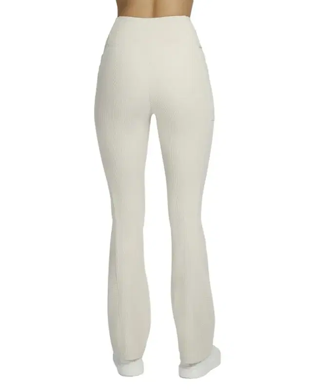 Directional Rib Bootcut Pants
