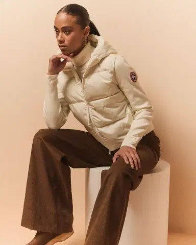 Canada Goose Hybridge Wide Quilt Knit Hoodie Jacket | Thumbnail 4 Canada Goose Hybridge Wide Quilt Knit Hoodie Jacket | Thumbnail 4