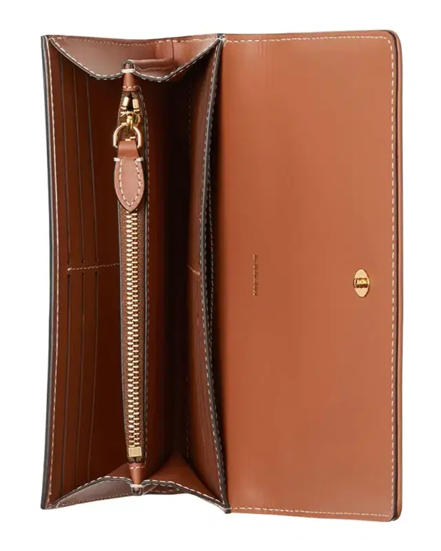 Burberry Halton Check Continental Wallet