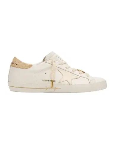Golden Goose Super-Star Mixed Leather Charm Low-Top Sneakers | Thumbnail 1 Golden Goose Super-Star Mixed Leather Charm Low-Top Sneakers | Thumbnail 1