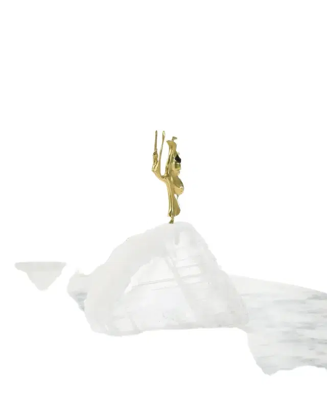 John-Richard Collection Ethereal Dancer Sculpture on Selenite I