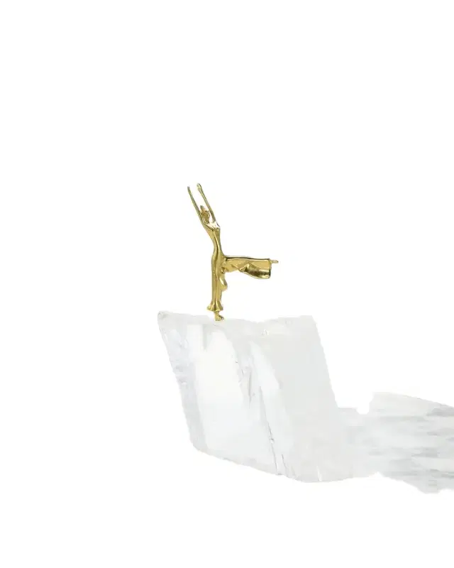 John-Richard Collection Ethereal Dancer Sculpture on Selenite II