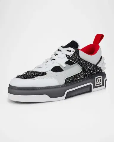 Christian Louboutin Men's Astroloubi Strass Eternity Low-Top Sneakers | Thumbnail 5 Christian Louboutin Men's Astroloubi Strass Eternity Low-Top Sneakers | Thumbnail 5