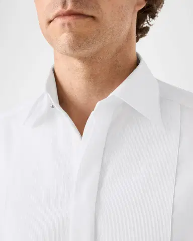 Eton Men's Fine Stripe Bib-Front Slim Fit Evening Shirt | Thumbnail 2 Eton Men's Fine Stripe Bib-Front Slim Fit Evening Shirt | Thumbnail 2