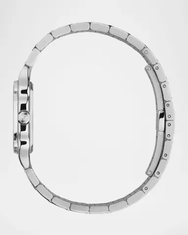Gucci Stainless Steel G-Flat 24mm Bracelet Watch with Diamonds | Thumbnail 2