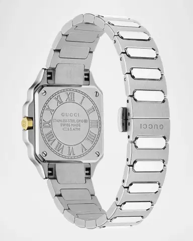 Gucci Two-Tone Stainless Steel G-Flat 24mm Bracelet Watch with Diamonds | Thumbnail 3 Gucci Two-Tone Stainless Steel G-Flat 24mm Bracelet Watch with Diamonds | Thumbnail 3