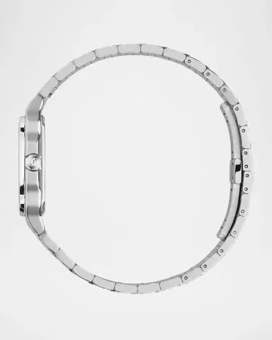 Gucci Stainless Steel G-Flat 30mm Bracelet Watch with Silver Dial | Thumbnail 2 Gucci Stainless Steel G-Flat 30mm Bracelet Watch with Silver Dial | Thumbnail 2