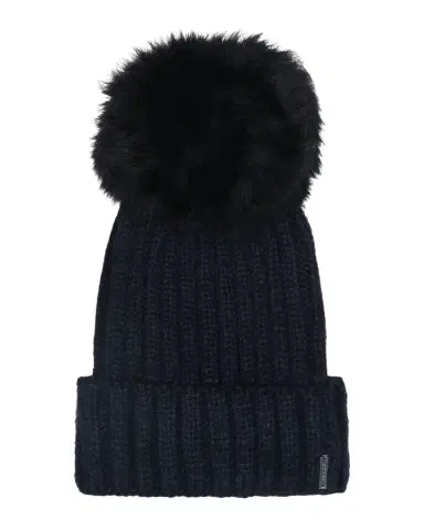Gorski Select Knit Beanie with Lamb Pom | Thumbnail 1