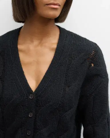 Sablyn Jolie Cashmere Cable-Knit Cardigan | Thumbnail 5 Sablyn Jolie Cashmere Cable-Knit Cardigan | Thumbnail 5