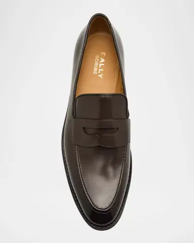 Bally Men's Samius Leather Penny Loafers | Thumbnail 6